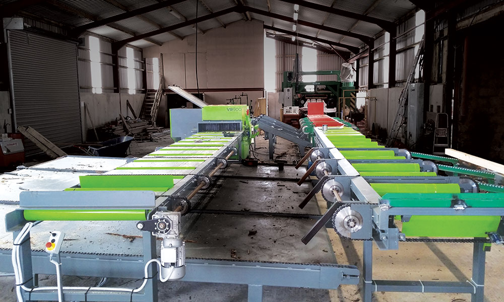 Sawing line in Northern Ireland - Sawing line for softwoods